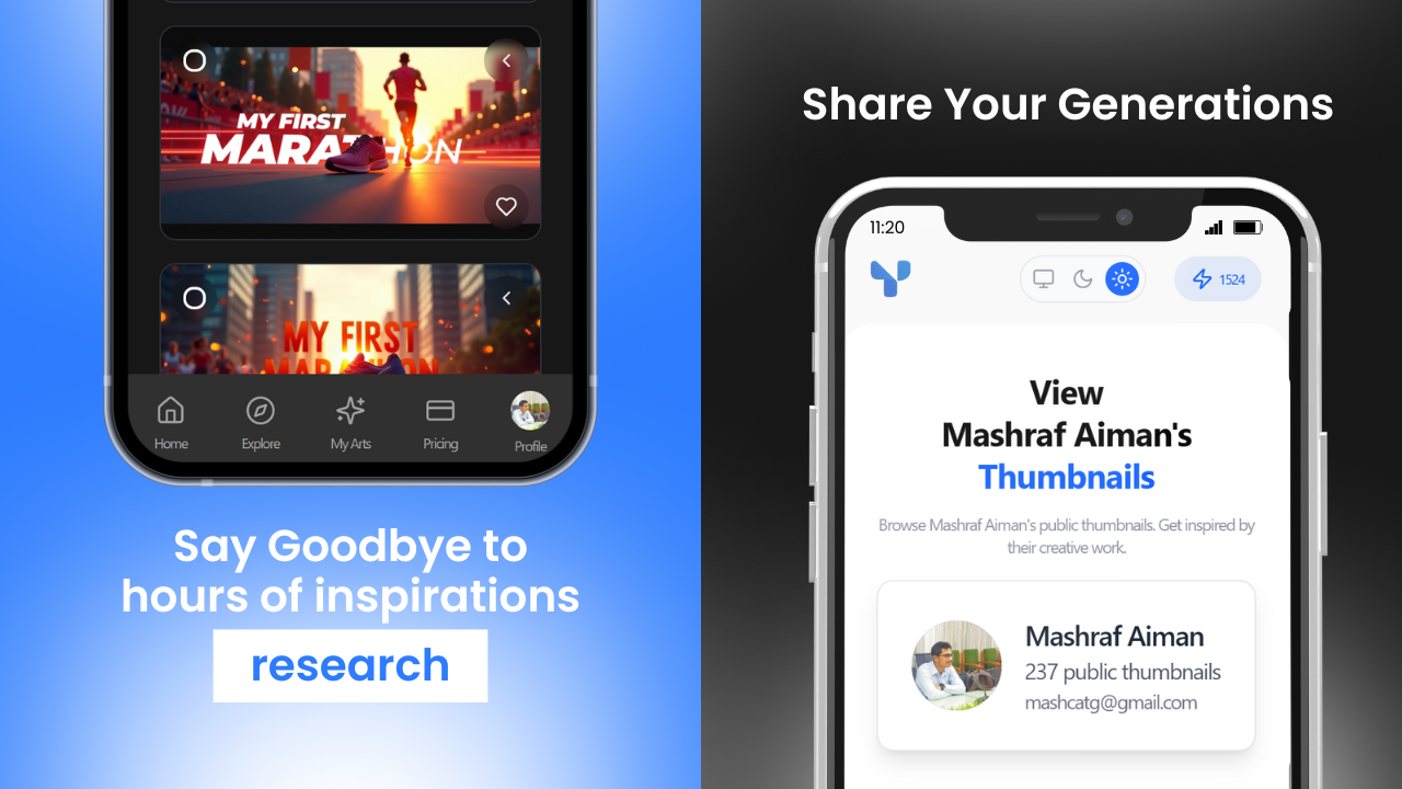 YouTube Thumbnail Design Services - Professional thumbnail creation for content creators